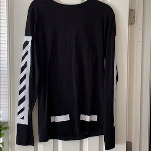 Off-White black long sleeve shirt